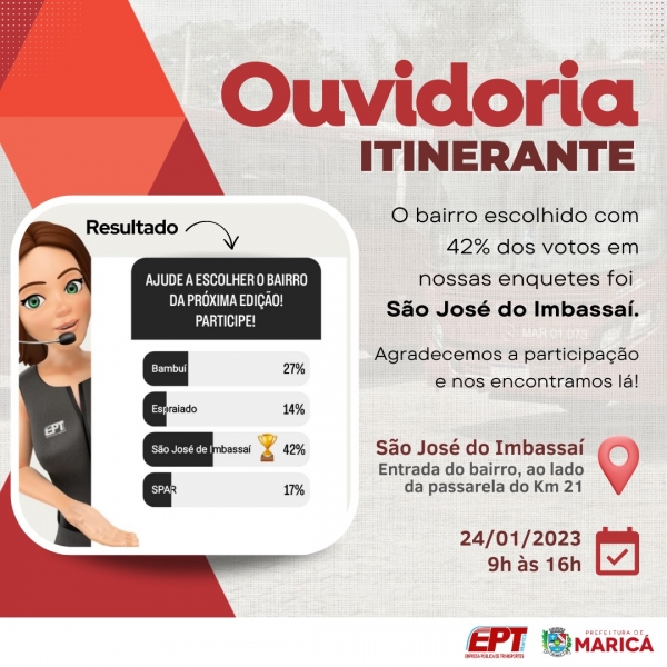 Ouvidoria Itinerante da EPT chega a São José do Imbassaí