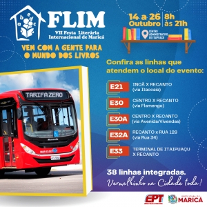 FLIM 2022: Confira as linhas que atendem o local do evento