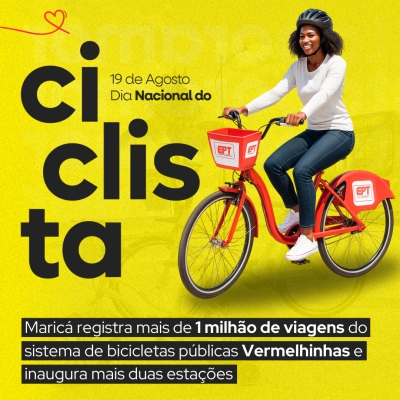 EPT Maricá Comemora o Dia do Ciclista e 1 Milhão de Viagens nas Vermelhinhas