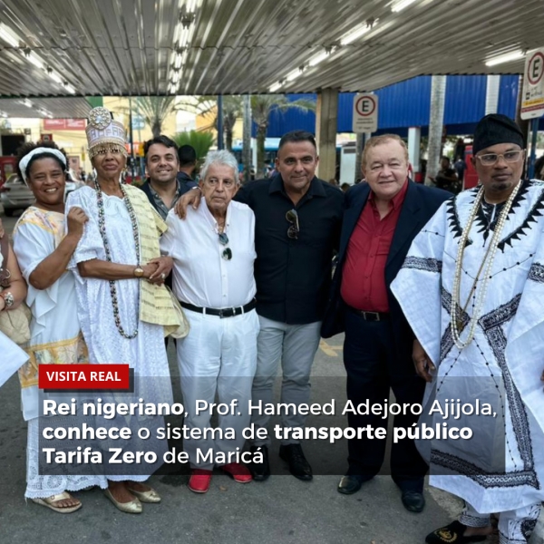 Rei Nigeriano, Hameed Adejoro Ajijola em visita ao sistema Tarifa Zero