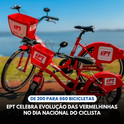 De 200 para 660 bicicletas: EPT celebra evolução das Vermelhinhas no Dia Nacional do Ciclista