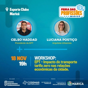 EPT participa da primeira edição da Feira das Profissões de Maricá