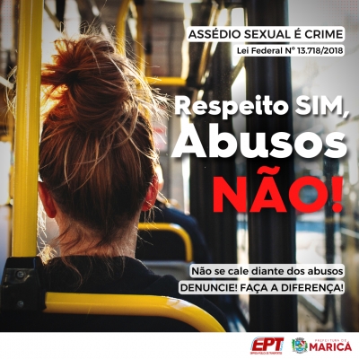 EPT lança campanha contra assédio no transporte público