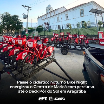 🚴‍♂️🌃 Bike Night: Energizando o Centro de Maricá! 🌟