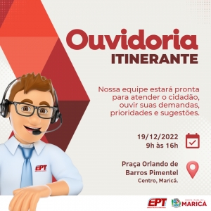 Quarta edição da Ouvidoria Itinerante será no Centro de Maricá