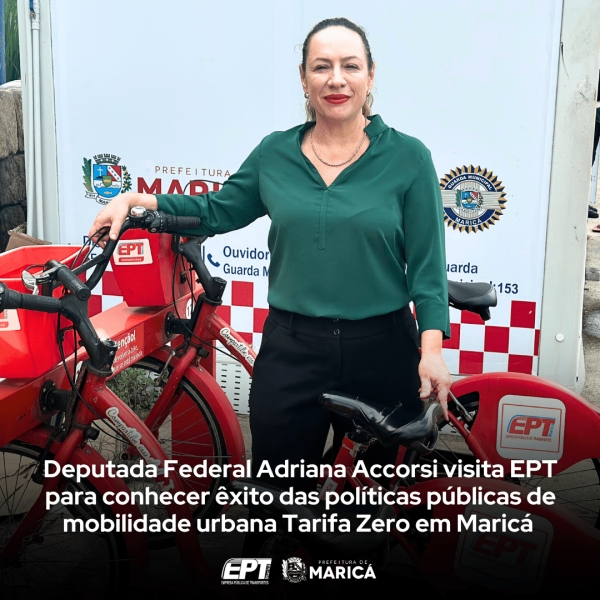 Deputada Federal Adriana Accorsi visita EPT para conhecer êxito das políticas públicas de mobilidade urbana Tarifa Zero em Maricá