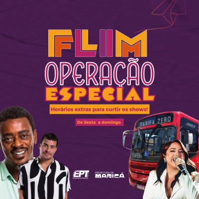 EPT disponibiliza horários extras para shows da FLIM