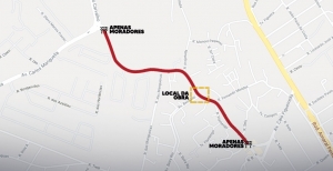 Alteração de rota nas linhas E16, E21 e E30