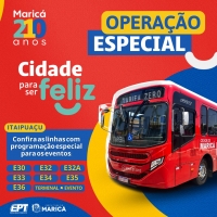 Maricá 210 anos: Confira a operação especial dos Vermelhinhos para a festa que começa esta semana no Palco Itaipuaçu
