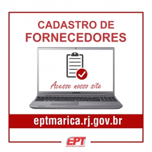 Cadastro on-line de fornecedores