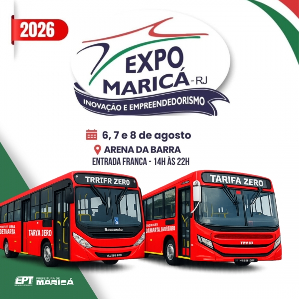 EPT leva inovação, mobilidade e atendimento ao público para a Expo Maricá 2026