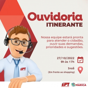 Segunda edição da Ouvidoria Itinerante será em Inoã