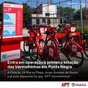 Entra em operação a primeira estação das Vermelhinhas em Ponta Negra