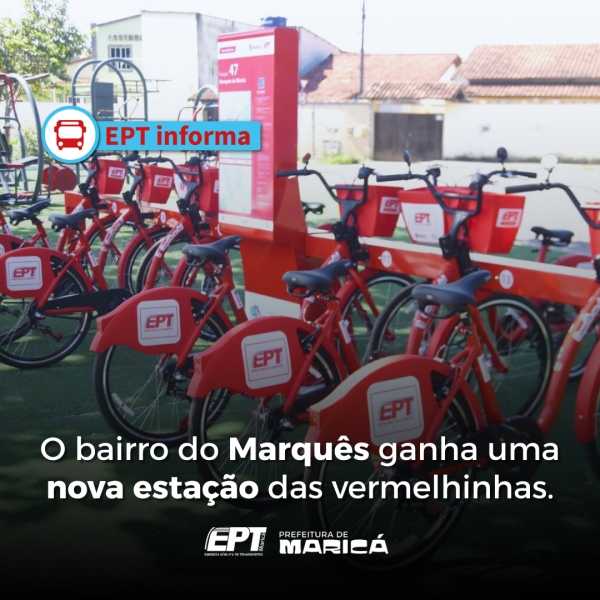 Nova Estação das bicicletas Vermelhinhas é inaugurada no bairro do Marquês