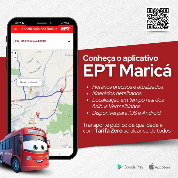 🚀 Descubra o app "EPT Maricá" - seu novo aliado na mobilidade urbana!