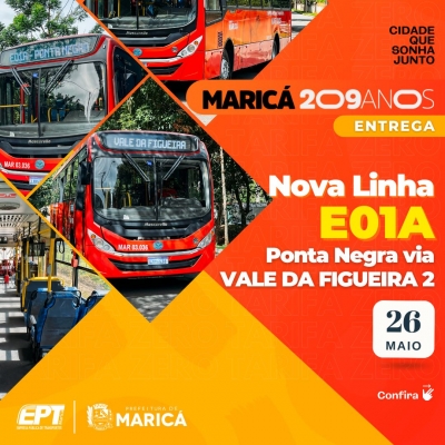Maricá 209 anos: EPT entrega nova linha E01A - Centro X Ponta Negra via Vale da Figueira 2