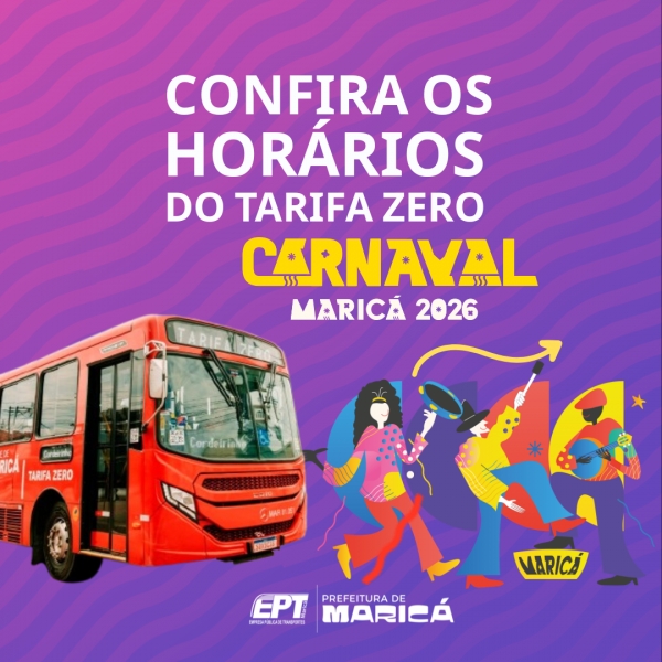 Carnaval  com horários extras!