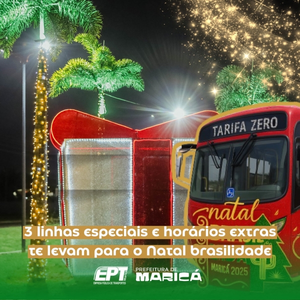 Linhas especiais te levam até o Natal Brasilidade
