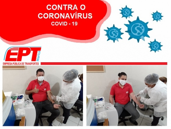 EPT testa servidores em mais uma ação ao Combate do Coronavírus!