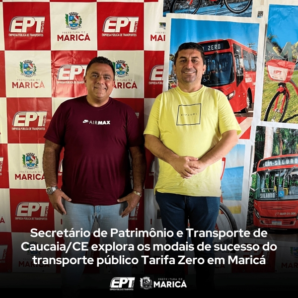 Secretário de Patrimônio e Transporte de Caucaia/CE explora os modais de sucesso do transporte público Tarifa Zero em Maricá